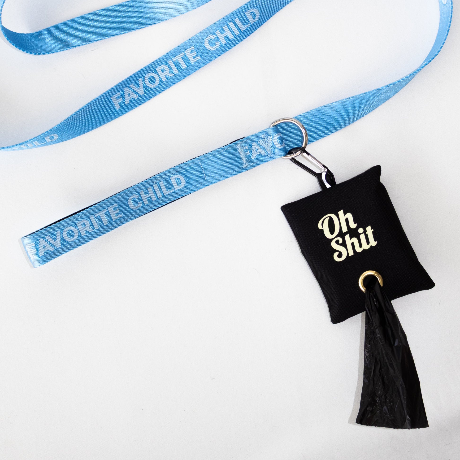 "Oh Shit” Poop Bag Holder & Poop Bags