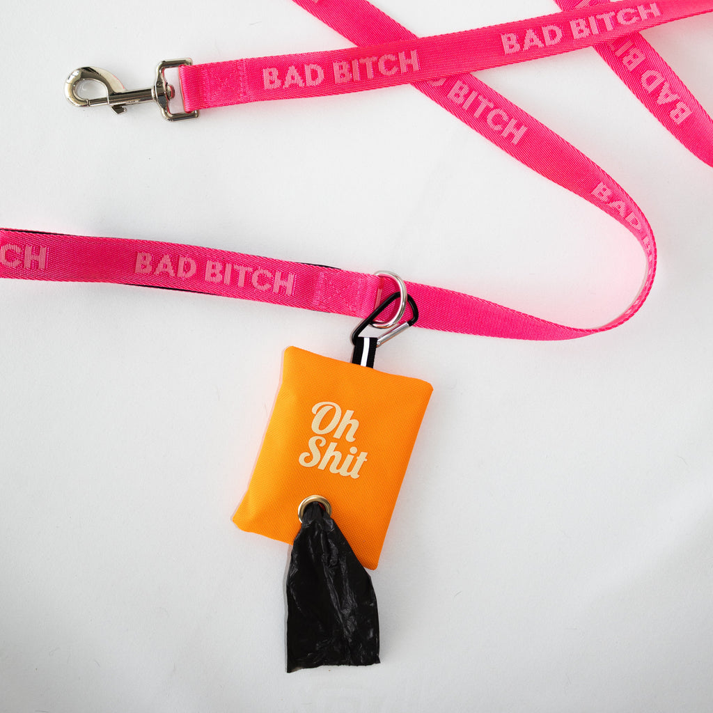 "Oh Shit” Poop Bag Holder & Poop Bags